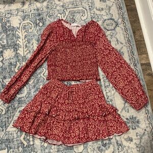 Zara Kids magenta matching set